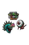 Halloween Horror Nights 2024 Atomic Goth Punk Pin Set Image from Universal Orlando Resort