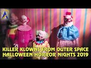 Killer Klowns from Outer Space maze at Halloween Horror Nights Hollywood 2019