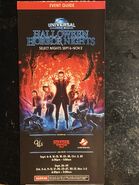 HHN 29 Event Guide featuring Stranger Things, Us & Ghostbusters on the cover [From HorrorUnearthed]