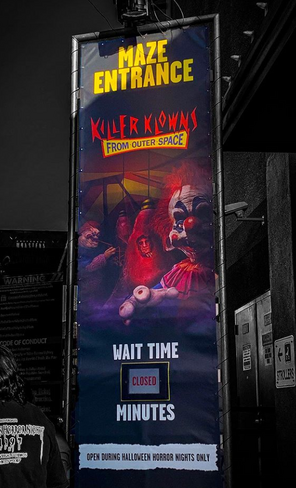 Killer Klowns From Outer Space Sign (Hollywood)