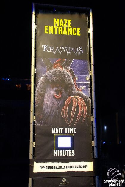 Atração Krampus no Halloween Horror Nights da Universal Orlando