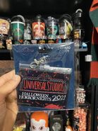 Halloween Horror Nights 2021 Retro Marquee Lanyard Pouch Image from EvilTakesRoot