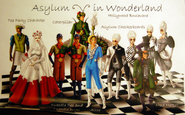 A concept art for the Asylum In Wonderland scareactors