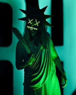 knee length dresses for ladies Womens Liberty Death Costume