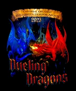 Dueling Dragons T-Shirt Design