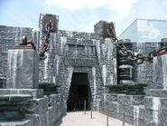 Picture of the Van Helsing Fortress Dracula attraction.