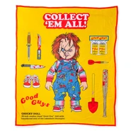 Chucky Blanket in a Bag [Opened] Image from Universal Horror Unleashed