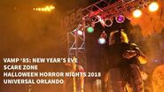 Vamp '85 New Year's Eve Scare Zone Halloween Horror Nights 2018 Universal Orlando