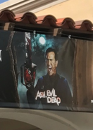 HHN 2017 Ash Vs. Evil Dead Front Gate Banner