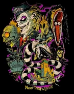 Beetlejuice House T-Shirt Design