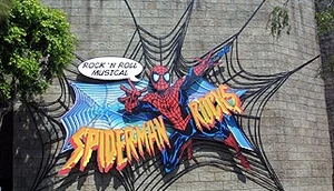 Spider-Man Rocks! Image from www.family-vacation-getaways-at-los-angeles-theme-parks