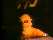 Potential picture of one of the scareactors that was featured in the haunted house