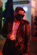 Greaser Vamp outside of Cafe La Bamba (HHN 30) - Image from @bumblebeeuoap on Twitter.