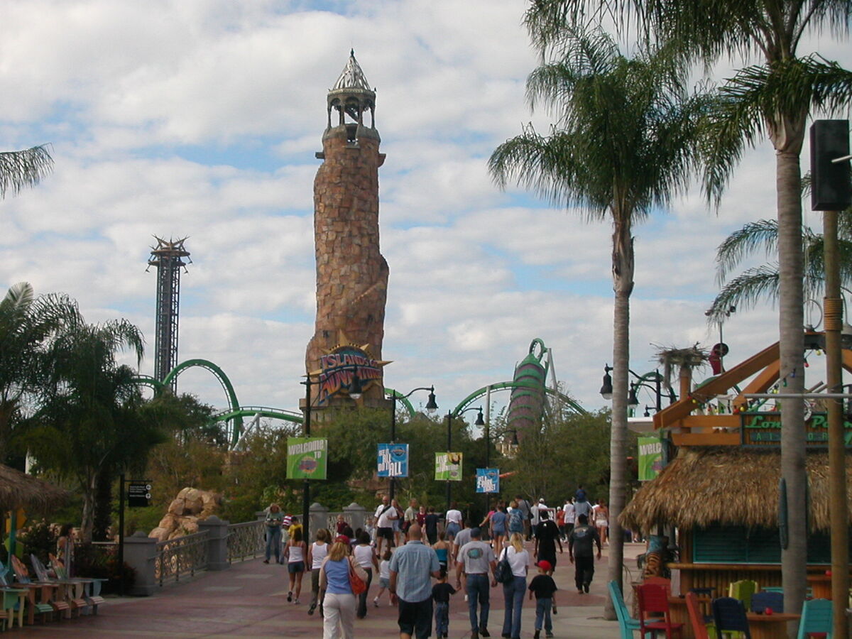 Universal's Islands of Adventure preview center in 1999. – Park Hopping