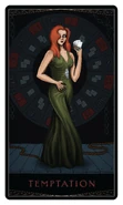 Lady Luck's Temptation Tarot Card Image from Universal Orlando Resort