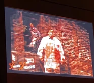 Scene from the queue video featured in the 30 Years, 30 Fears, Montage during Halloween Horror Nights 30 Image from HorrorUnearthed
