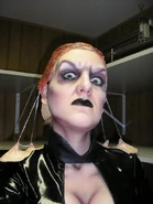 A picture of Angelique who appeared in the Hellraiser scene of the house.