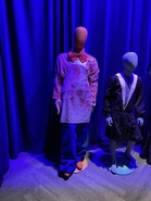 Meetz Meats used costume from this house featured in the Unmasking The Horror Tour Waiting Room Image from HorrorUnearthed