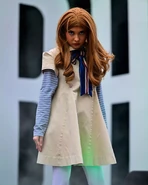 M3GAN featured in the Enter The Blumhouse scarezone during Halloween Horror Nights 33 Image from UnfriendlyHero on Instagram