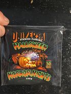 Retro "Halloween Horror Nights 1992" Pumpkin Magnet [From HorrorUnearthed]