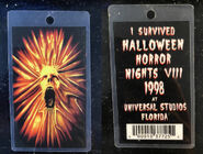 Halloween Horror Nights VIII Pass [From HorrorUnearthed]