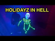 Holidayz in Hell Scare Zone - Halloween Horror Nights 2018 (Universal Studios Hollywood, CA)