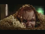 Chucky's appearance in the Halloween Horror Nights 19 commercial