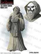 Concept art for Living Statue #1 featured in La Llorona: VIlla de Almas Perdidas for Halloween Horror Nights 2011 Image from John Murdy
