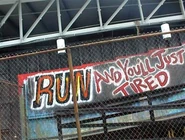 Possibly the facade for the house. Image from the now defunct HauntFreaks.com.