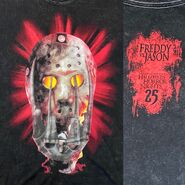 HHN 25 Freddy Vs. Jason Mask/Claw T-Shirt [From HorrorUnearthed]