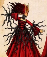 A concept art for The Evil Queen in Scary Tales: Once Upon A Nightmare
