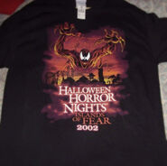 Halloween Horror Nights Islands of Fear 2002 Carnage T-Shirt Image from hatbox_ghost83