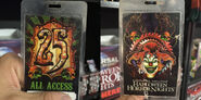 Halloween Horror Nights 25 All Access Credential [Image from HorrorUnearthed]