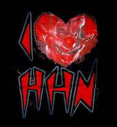 Slim’s appearance on a Horror Ink I Love HHN T-Shirt Design