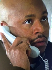 Shirley Jones (on the phone) chews out her husband Ronnie (pictured) after hearing a passage from his latest literary work
