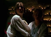 The nurse helping Jamie and her baby