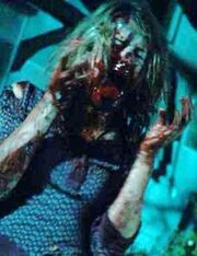 Laurie screams after shooting Michael