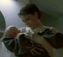 Jamie enjoys the brief time she has with her son