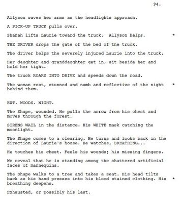 Alternate Ending of Halloween 2018 Script Part 3