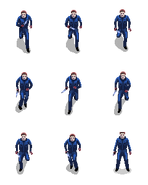 Michael as he appears in the Escape Michael Myers game