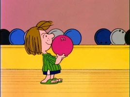 Peppermint Patty bowling