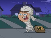 Timmy Turner as a mummy