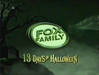 The Halloween variant of Fox Family logo, used in 1998 and 1999.