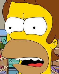 Homer with Snake's Hair.
