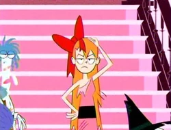 Frankie dressed as Blossom.