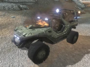 3 Echo mit einen schwer beschädigten Truppentransporter