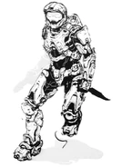 H4 early Spartan.jpg (96 kB) Un concepto temprano de la Armadura MJOLNIR en Halo 4