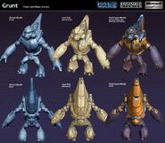 Diseño del Grunt en Halo Wars