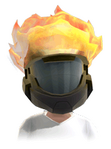 The ODST Flaming Helmet for the Xbox Avatar.