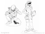 Concept of Marines from Combat Evolved.